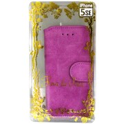 フルールデプリエ 手帳型ケース iPhone SE/5s/5用 ヌバックトーン PU