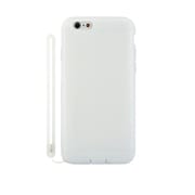 TR-SCIP144R-CL [iPhone 6/6s用 シリコンケース カードポケット 抗菌 ストラップ フィルム付 クリア]