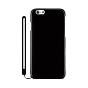 TR-CCIP144R-BK [iPhone 6/6s用 ハードケース 極薄ケース ストラップ フィルム付 ブラック]