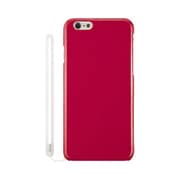 TR-CCIP144R-RD [iPhone 6/6s用 ハードケース 極薄ケース ストラップ フィルム付 クリムゾンレッド]