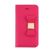 LB7559i5se [iPhone SE/5s/5用 リボンクラシックダイアリー ホットPK]
