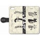 SPY-BKI5SE-001 [iPhone SE/5s/5用 手帳型ケース Monochro Ribbon]