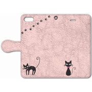 SPY-BKI5SE-005 [iPhone SE/5s/5用 手帳型ケース Pink cat]