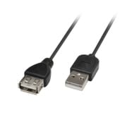 USB2.0 スリム ケーブル A-A ブラック 1m GH-U2SA/1K