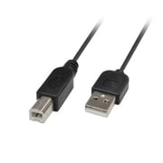 USB2.0 スリム ケーブル A-B ブラック 3m GH-U2SB/3K