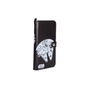 STAR WARS(スター・ウォーズ) iPhone 6s/iPhone 6専用 ストーリーブックケース Millennium Falcon/グレー
