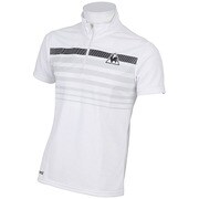 QB710361-WHT-M [ハ-フジップ半袖シャツハ-フジップ半袖シャツ]
