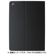 iPad Air2用 ヘアライン フラップケース ブラック OWL-CVIPA204-BK