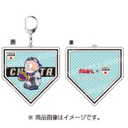 アクリルキーホルダー おそ松さん 侍ジャパンコラボ チビ太 [キャラクターグッズ]