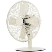 30cm レトロテーブルファン ホワイト RIM-353 (WH)