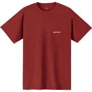 1114110-RUST-XL [WIC. ワンポイントロゴTシャツ メンズ XLサイズ ラスト]