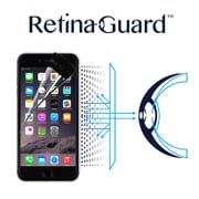 o-1301 [RetinaGuard iPhone 6/6s ブルーライト90％カット保護フィルム（ブラックベゼルタイプ）]