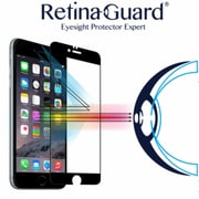 o-1141 [RetinaGuard iPhone 6 Plus/6s Plus ブルーライト90％カット強化ガラスフィルム(ブラックベゼルタイプ)]