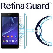 o-0663 [RetinaGuard Sony Xperia Z2 ブルーライト90％カット保護フィルム]