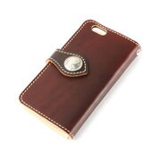 KIE005B [アイレスト iPhone 6s/6 用ケース 5セントカウハイド ブラウン]