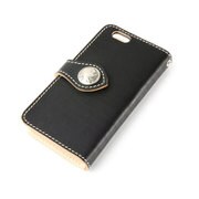 KIE005C [アイレスト iPhone 6s/6 用ケース 5セントカウハイド ブラック]