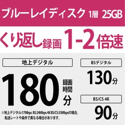 ヨドバシ.com - ソニー SONY 11BNE1VSPS2 [録画用BD-RE 書換え型 片面1