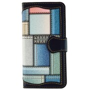MU-BC-B-1038 [iPhone 6s用 手帳型ケース パッチワーク柄]