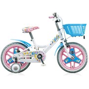 2A615C0 ファニイキッズ ガール 16型 ホワイト&ピンク FN16G5