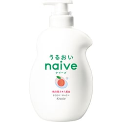 ナイーブ ボディソープ 桃の葉エキス配合 ポンプ 530ml [ボディソープ]