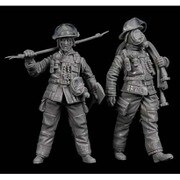 HAUF35152 [1/35 消防士 2体セット No.2（HAUF35147＋HAUF35149）]