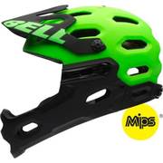 MTB用 フルフェイス ヘルメット スーパー 2R ミップス Lサイズ マットクリプトナイト