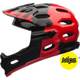 MTB用 フルフェイス ヘルメット スーパー 2R ミップス Lサイズ ブラック/レッドアグレッション