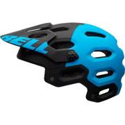 MTB用 ヘルメット スーパー 2 Mサイズ マットブラック/ブルーアグレッション
