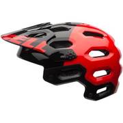MTB用 ヘルメット スーパー 2 Mサイズ ブラック/レッドアグレッション