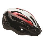 BMX、ストリート、街乗り用 ヘルメット シケイン 54~61cm ブラック/レッド/ラリー