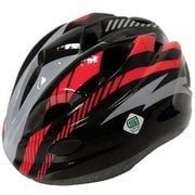 46407 [ジュニアヘルメット M(52-56cm) ブラック/レッド 安全規格 SGマーク]