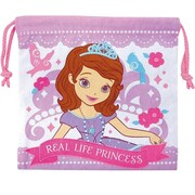 キャラクターグッズ ランチ巾着 ちいさなプリンセス ソフィア パープル