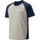 WIC.ラグランT Men's 1114128 ダークネイビー×ヘザーチャコール XLサイズ [アウトドア カットソー メンズ]