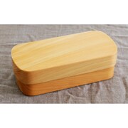 食器洗い機対応 ナチュラル 紀州桧ランチボックス TypeS-4