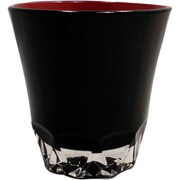 酒麗人グラス 黒 S225 225ml HT3132