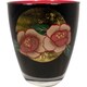 蒔絵グラス 椿 黒 320ml HT3138
