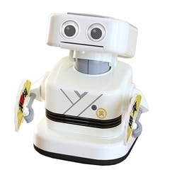 【美品・箱付き】電波時計 爆★笑太郎 2016年日本おもちゃ大賞優秀賞 1300ギャグ搭載の電波時計内蔵ロボット 「爆・笑太郎