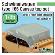 DM35065 [1/35スケール シュビムワーゲン Type166 幌セット タミヤ用]