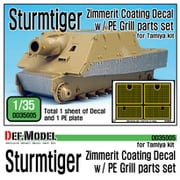 DD35005 [1/35スケール WWII 独 38cm突撃臼砲 ストームタイガー ツィンメリットデカール1 タミヤ用]