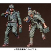DO35C11 [1/35スケール WWII 米 斜面を下る海兵隊機銃チーム 2体セット]