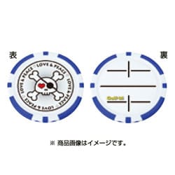 X768 020 [ポーカーチップ ラブ＆ピース]