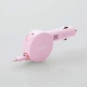 LPA-CCL03PK [DC充電器 Lightningコネクタ リール90cm 1A ピンク]