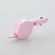 LPA-CCL04PK [DC充電器 Lightningコネクタ リール90cm 2.4A ピンク]