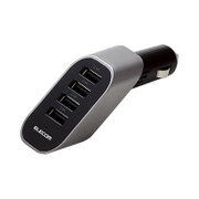 MPA-CCU05BK [DC充電器 4USBポート おまかせ 6.8A ブラック]