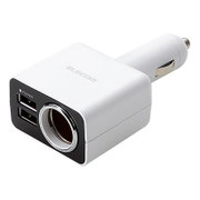 MPA-CCU06WH [DC充電器 2USBポート 1ソケット おまかせ 4.8A ホワイト]
