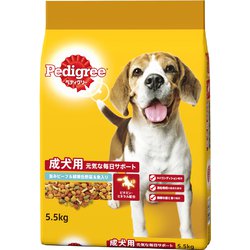 成犬用旨みビーフ＆緑黄色野菜＆魚入り [犬用 ドライフード 5.5kg 総合栄養食]