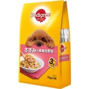 成犬用ささみ＆緑黄色野菜 [犬用 ウェットフード 70g×3袋 総合栄養食]