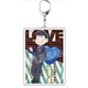 おそ松さん LOVE松アクリルキーホルダー カラ松 [キャラクターグッズ]