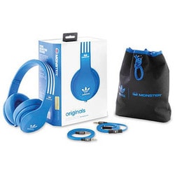 monster adidas ヘッドホン Monster Adidas Originals Over Ear Headphones-White (128555