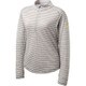MJKS6524W LGRY XL [WS CLIMB WOOL PP BOR（ウイメンズクライムウールピーピーボーダーロングスリーブジップ XLサイズ）]